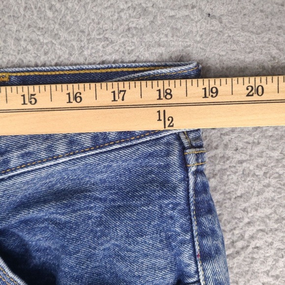 Vintage Levi's 501 Jeans‎ Mens 37x30.5 Blue Button Fly Red Tab Denim Medium Wash - Picture 13 of 16